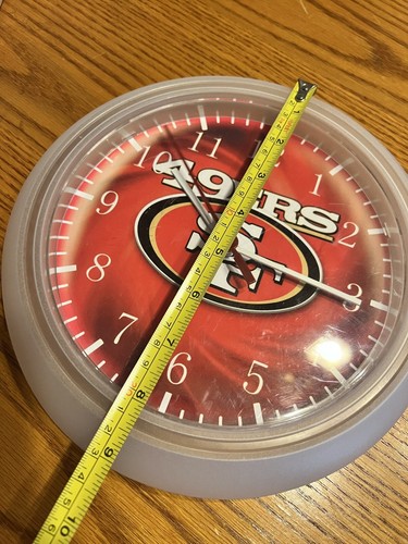 san francisco 49ers wall clock - Picture 2 of 5