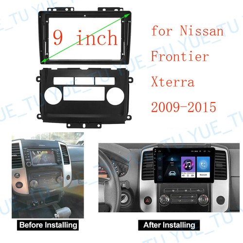 9'' Car Radio Stereo Frame Fascia Bezel Trim for NISSAN FRONTIER/ XTERRA 2009~15 - Picture 1 of 3