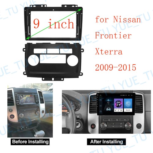 9'' Car Radio Stereo Frame Fascia Bezel Trim for NISSAN FRONTIER/ XTERRA 2009~15 - Picture 1 of 2