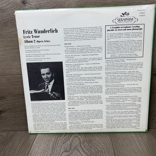 Fritz Wunderlich- Lyric Tenor Album 2: Opera Arias Record LP Sealed - Bild 2 von 2