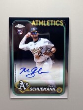 24 Topps Chr. Upd. AC-MSC Max Schuemann Oakland Athletics RC I-1230