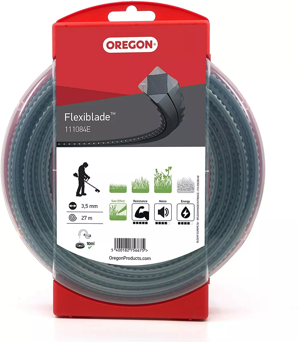 OREGON FLEXIBLADE heavy duty strimmer line 3.5 mm x 27m trimmer line  111084E new