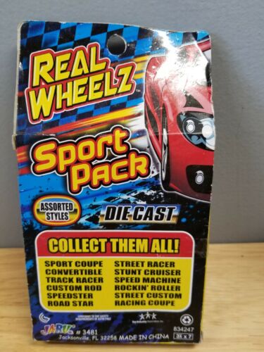 Vintage JARU #3481 Real Wheelz Diecast Metal Sport Pack 3 Cars NIP - Picture 5 of 8