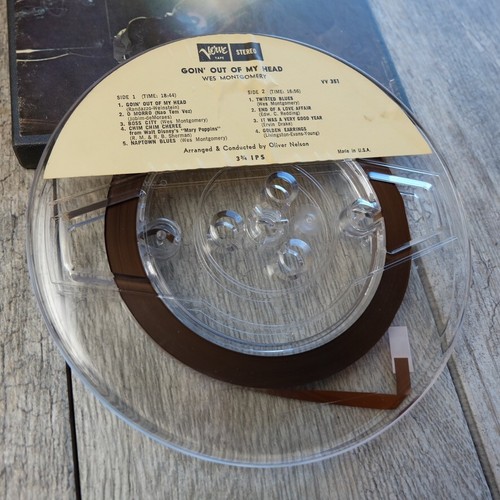 1966 Wes Montgomery – Goin Out of My Head Reel to Reel Tape VVX 351 – 3 3/4 ISP - Imagen 6 de 18