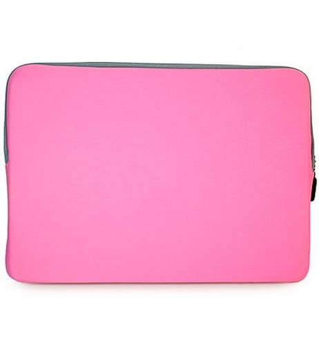 Neoprene Zipper Sleeve Cover Case for Apple 13-inch MacBook Pro Retina - Pink