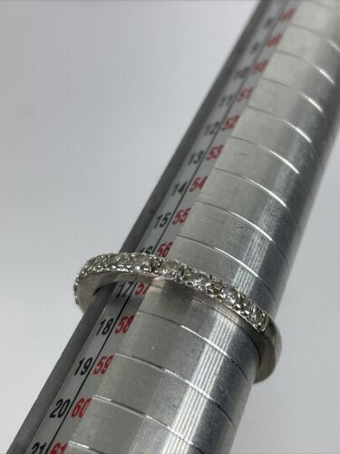 Sterling Silver 925 Signed Shiny Size 8 Women's Jewelry Novelty Ring - Picture 8 of 8