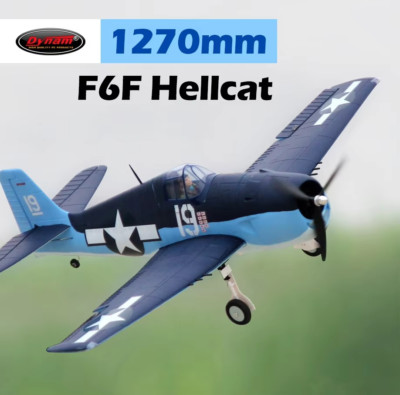 Dynam F6F Hellcat 1270Mm V2 4S W/ Flaps & Retracts RC Airplane-PNP