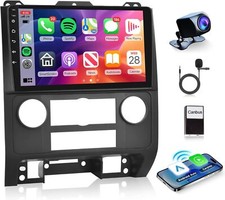 CarPlay Android 13 Car Stereo Radio GPS For Ford Escape 2007-2012 2 64GB Camera