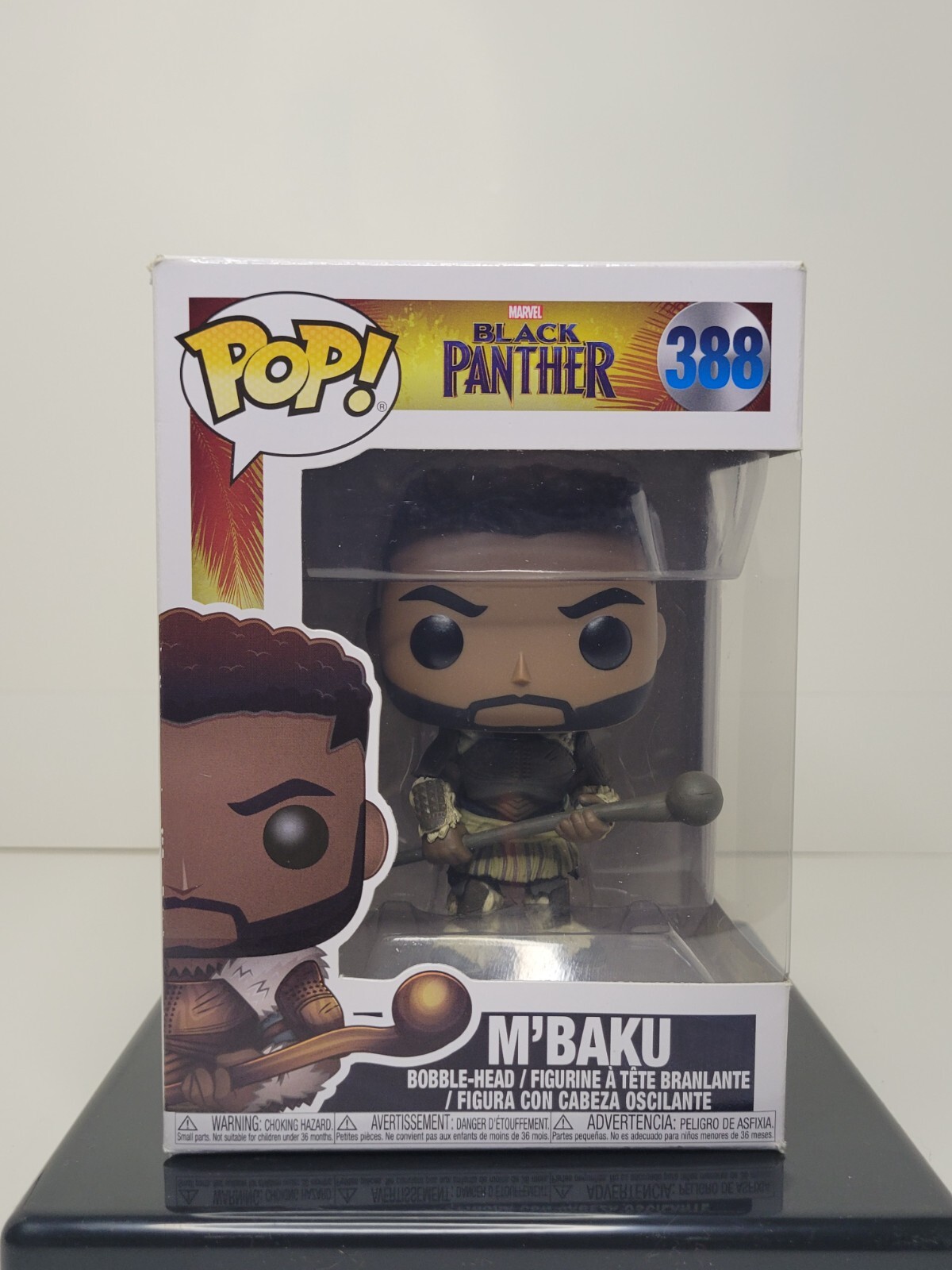Funko Pop! Marvel Black Panther: M'Baku #388 Bobblehead Nib W/ Plastic Protector