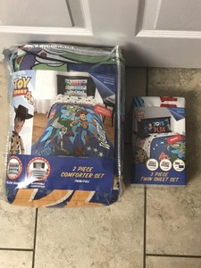 TOY STORY 4 TWIN BEDDING Reversible Comforter w\/ 3Pc Twin Sheet Set 9984551212123  eBay