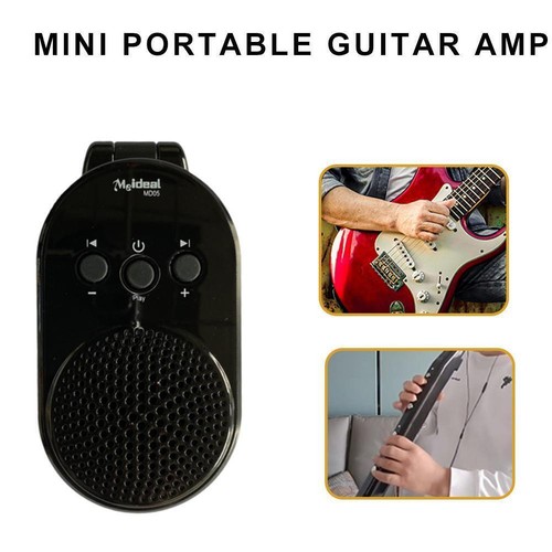 Mini Guitar Amp 5W Portable Small Electric Guitar Practice Amp Bluetooth фб G9P7 - Picture 8 of 10