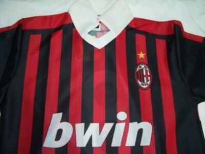 MAGLIETTA AC MILAN TAGLIA 10 ANNI HUNTELAAR MAGLIA CALCIO VECCHIA