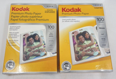 Kodak Premium Photo Paper 4 x 6 Gloss Finish - 200 Sheets (100 X 2)
