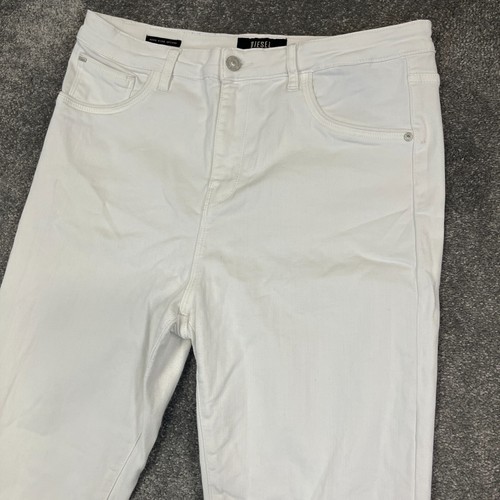 Diesel Womens Jeans Slim Skinny High Rise White Stretch 16 W32 L30 * - Picture 4 of 14