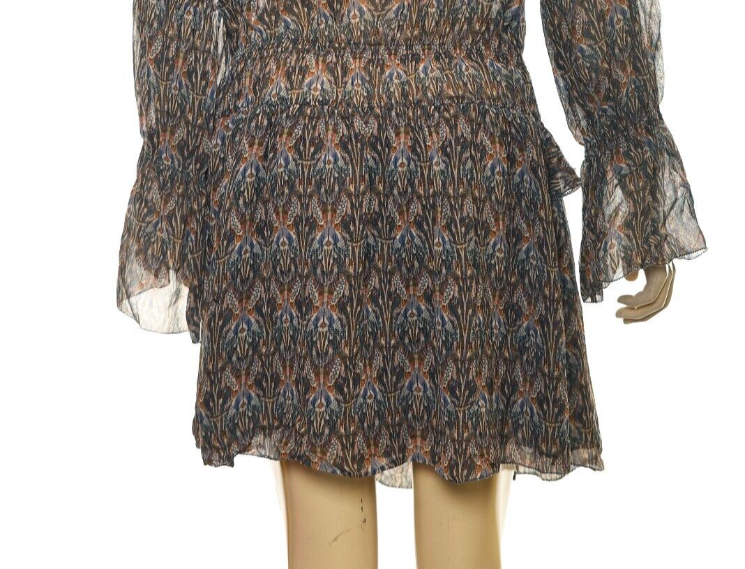 Iro lyz Mini Dress S 6 Women's Casual Summer Printed Long
