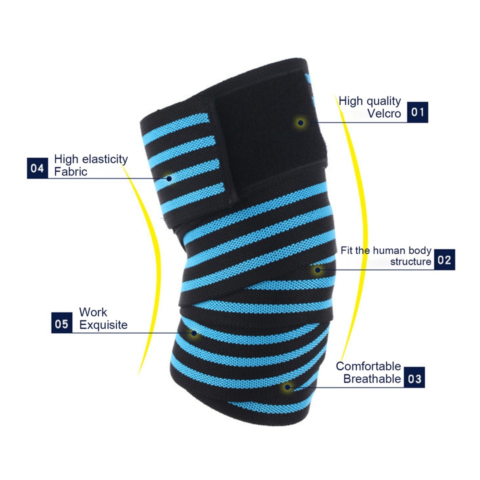 Knee Brace Wrap Fastener Tape Relieve Pain Practical Knee Brace Strap