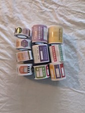 10 Rolls Of Planner Stickers - New