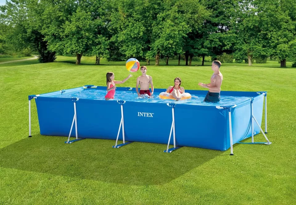 Intex Rectangular Frame Pool - Aufstellpool - Blau, 450 x 220 x 84 cm - Bild 2 von 3