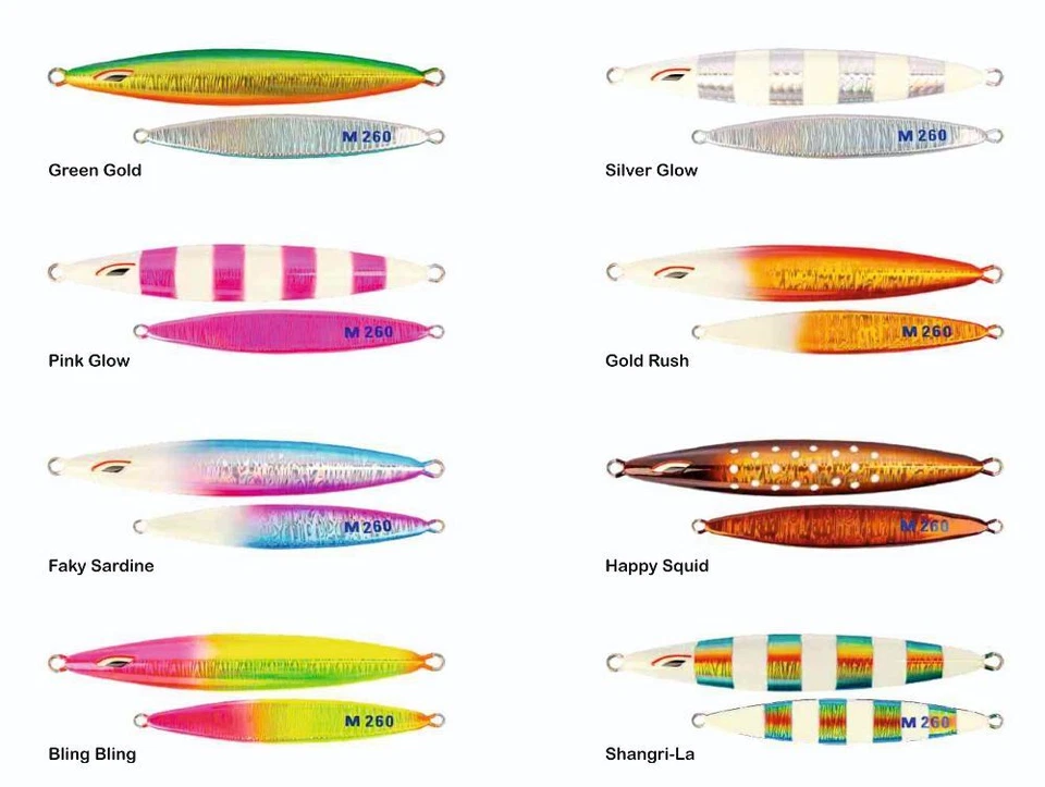 Mustad Mirotic Slow Jig Jiggen 80g-200g Meeresköder Pilker incl. 2 Assist Hooks - Bild 2 von 4