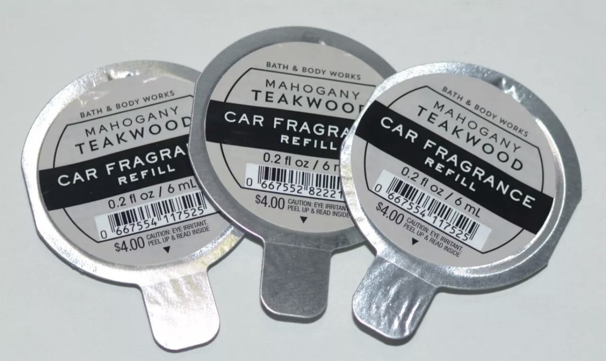 BATH BODY WORKS MAHOGANY TEAKWOOD SCENTPORTABLE FRAGRANCE REFILL