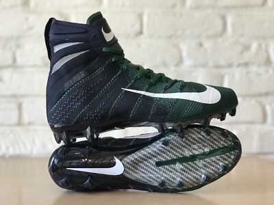 Nike Vapor Untouchable‎ 3 Elite Flyknit Cleats Eagles AO3006-002 Men\'s Size 13.5 Men Nike Vapor Untouchable Elite 3 Grip Flyknit Cleats Green  main image 4
