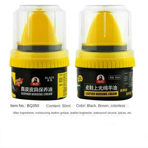 Nursing Shoes Leather Cleaner Brightening Leather Clothing Sofa Care - Picture 3 of 8