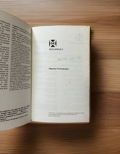 RARE ~ Effective TV Production (1976/79) ~ Gerald Millerson ~ Softcover ~ GOOD - Picture 4 of 10