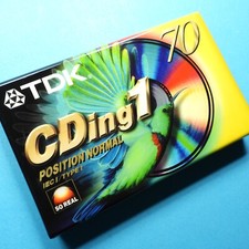   1x TDK CDing I 70 * IEC I Type 1 * Cassette...