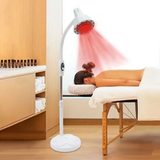 Floor Standing Near Infrared Therapy Heat Lamp Health Pain Relief 275W