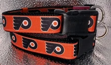 Philadelphia Flyers  Adjustable Dog Collar  By Got Collars In USA