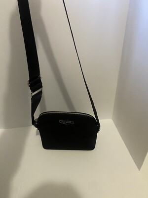 Steve Madden black Crossbody logo purse