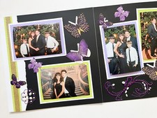 Family Scrapbook pages, Premade Family Pages, Family Scrapbook Layouts