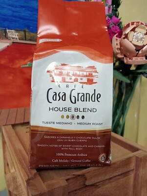 Cafe Casa Grande 12oz (x1 Packet) Puerto Rican Premium Coffee