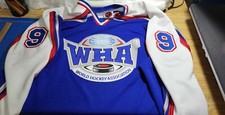 WHA 2 , Hockey Jersey Adult size XL Bobby Hull , BLUE