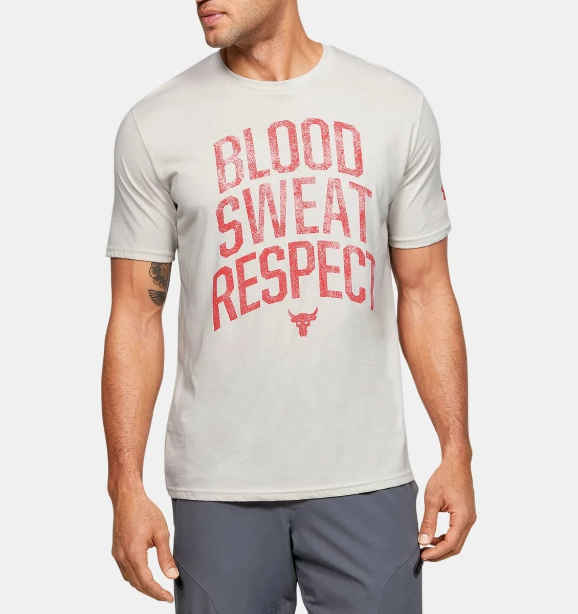 Blood sweat respect best sale the rock shirt