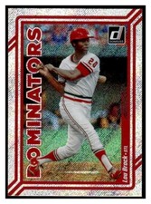 2023 Donruss Dominators D7 Lou Brock St. Louis Cardinals baseball card HOF