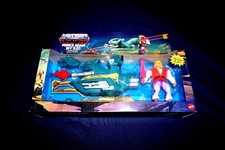 HE-MAN MASTERS OF THE UNIVERSE RETRO PRINCE ADAM  SKY SLED 5.5  ACTION FIGURE