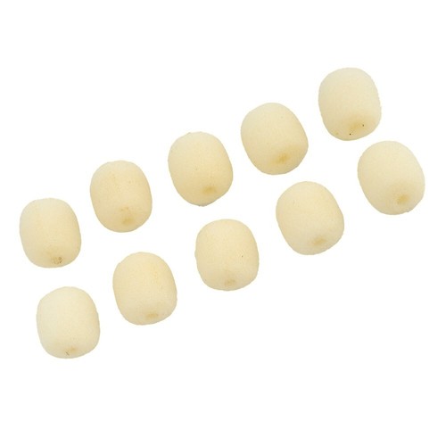 10 pz Copriparabrezza in schiuma microfono per cuffie da gioco microfono indossato beige - Foto 4 di 16