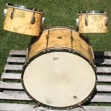 1940s Slingerland Radio King set in Marble Lacquer