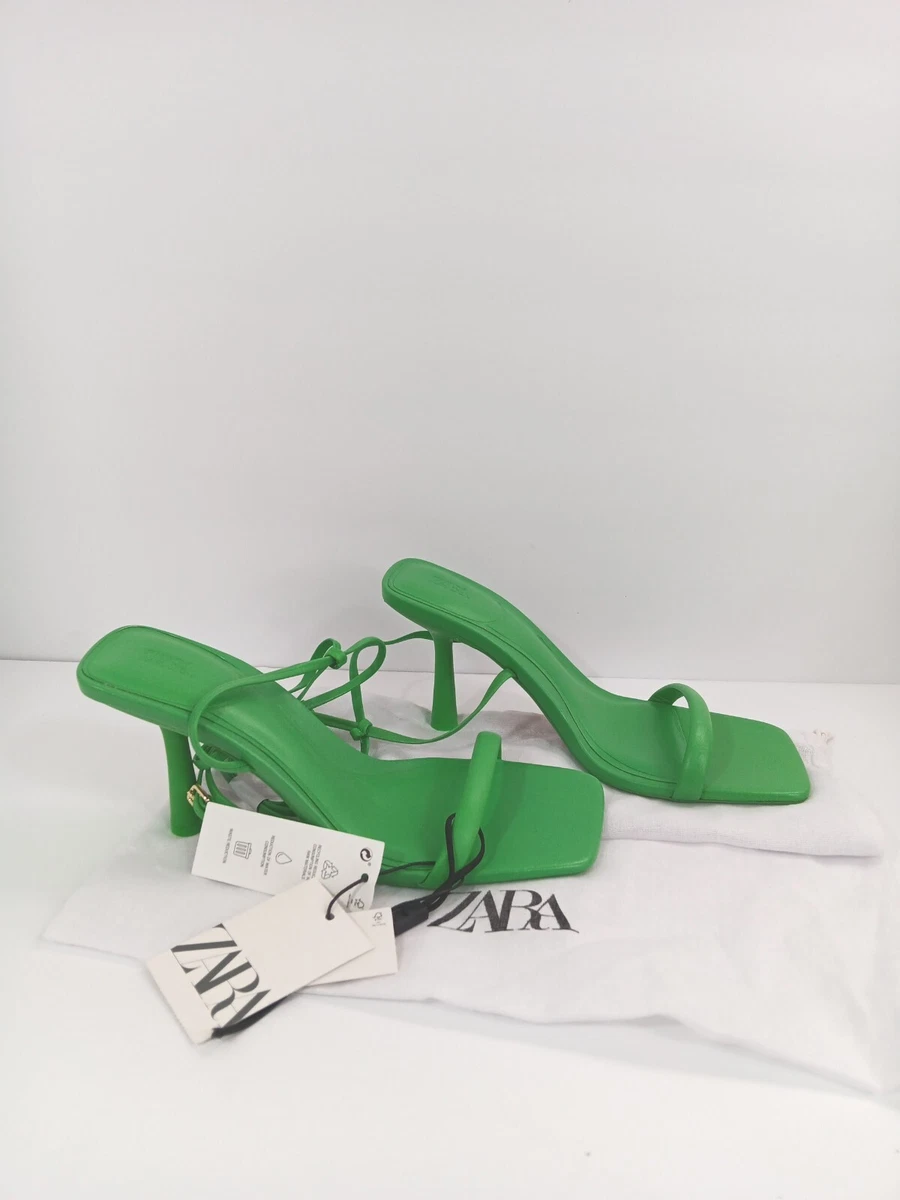 Zara clearance green sandals
