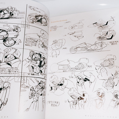 2007 MEGAZONE 23 Maneuver Book Art Book Setting material Mega zone