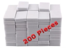 Magic Sponge Eraser Melamine Cleaning Foam 10mm Thick 200 PCs PACK 