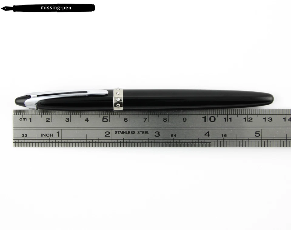 Bolígrafo Waterman Ici et La en negro/plata C.C. Foto 2 de 4