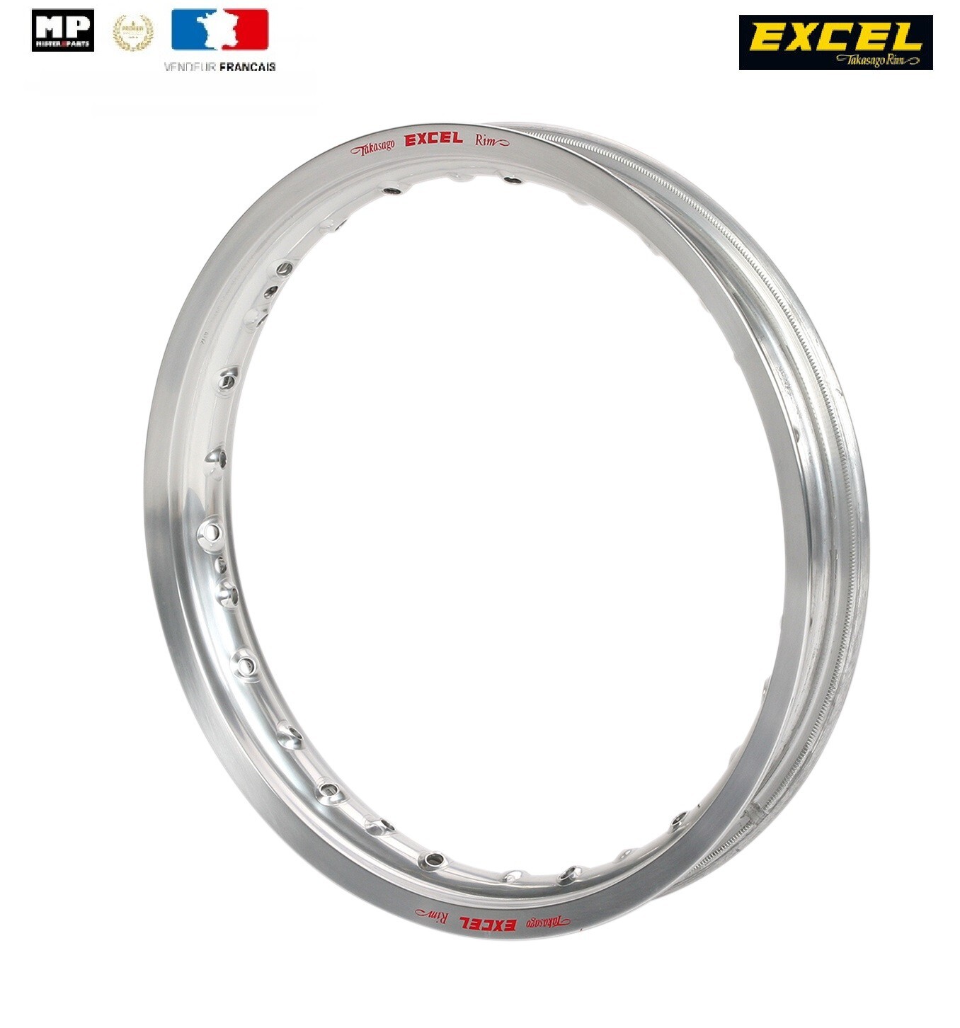 Remplacer jante arrière voilée Kawasaki KLX 140 cercle 28 trous alu silver