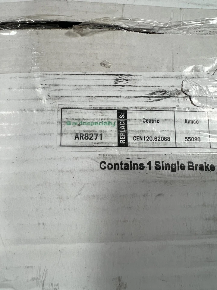 Rotor de freno delantero Autospecialty AR8271 PARA 05-06 Chevrolet Equinox plateado Foto 2 de 4