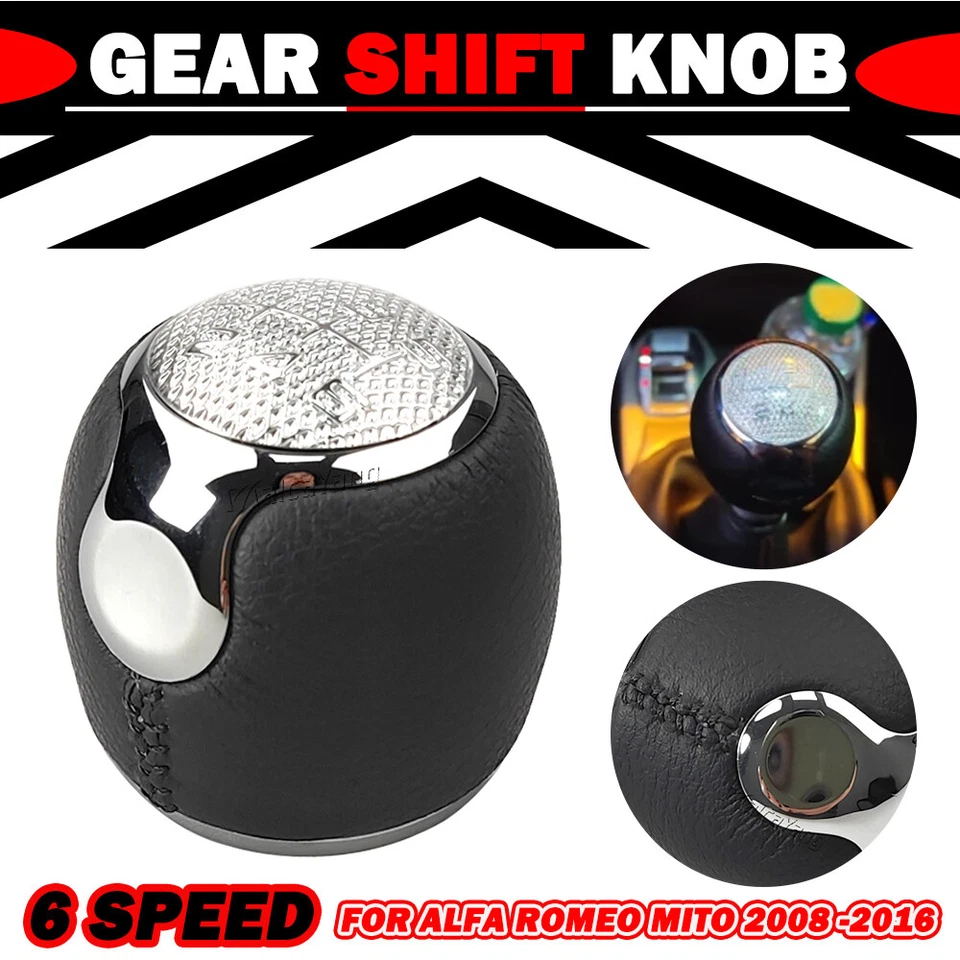 Palanca de cambios de 5/6 velocidades para Alfa Romeo 147 166 / Mito 2008 2009-2016 Foto 2 de 4