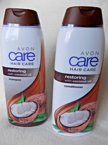 Avon Care Restoring Coconut Oil Shampoo 400ml Conditioner 400ml