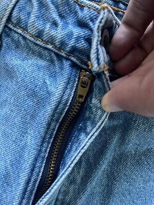 Vintage Levi's Silver Tab Loose Baggy Tapered Jeans Size 9 Jr 90s