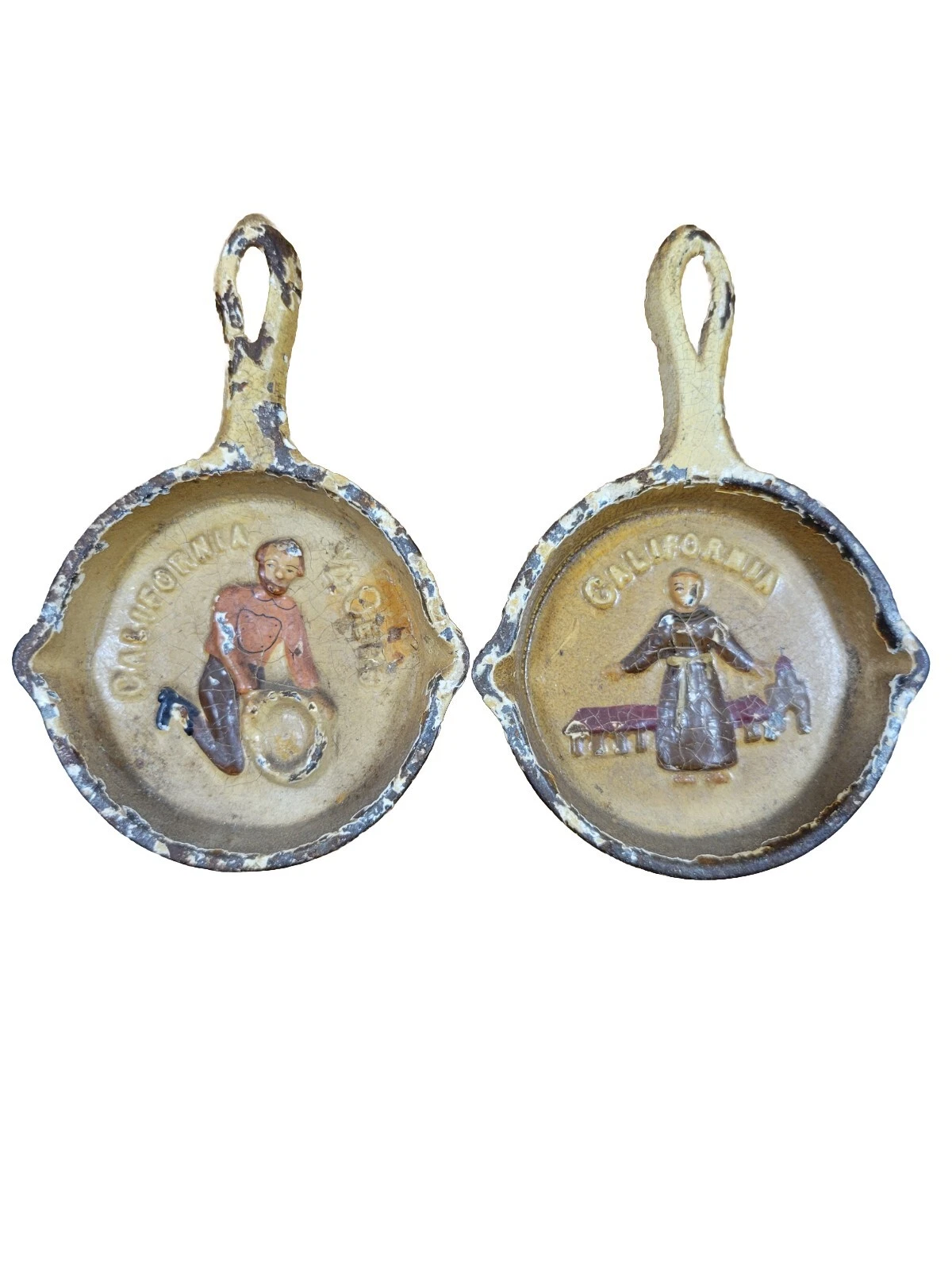2 Decorative Hanging Cast Iron Skillets, California 49ERS/California, Preowned
Opens in a new window