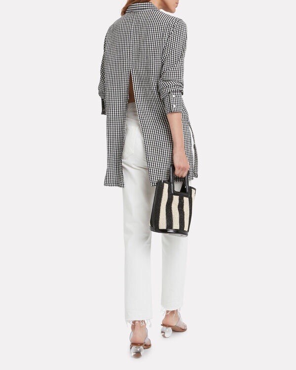 Solid & Striped Women's Gingham Button Down Shirt… - image 1